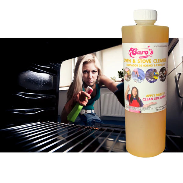 PACK DE 3 : Caro's Sarro, Desgrasa, & Oven Cleaner 32 fl.oz