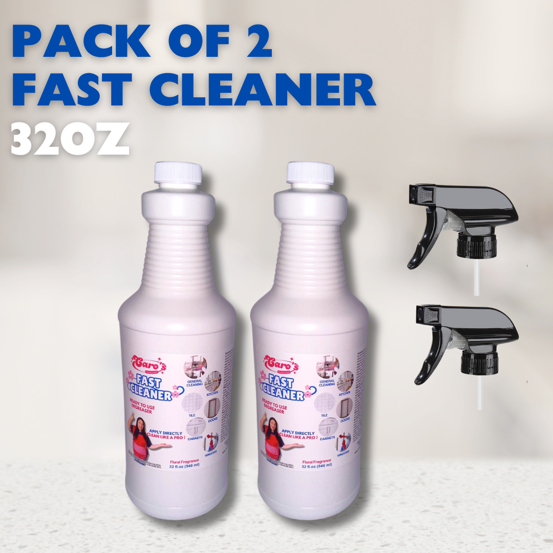 Caro's Fast Cleaner Atomizador 32oz - Desgrasador Listo para usar