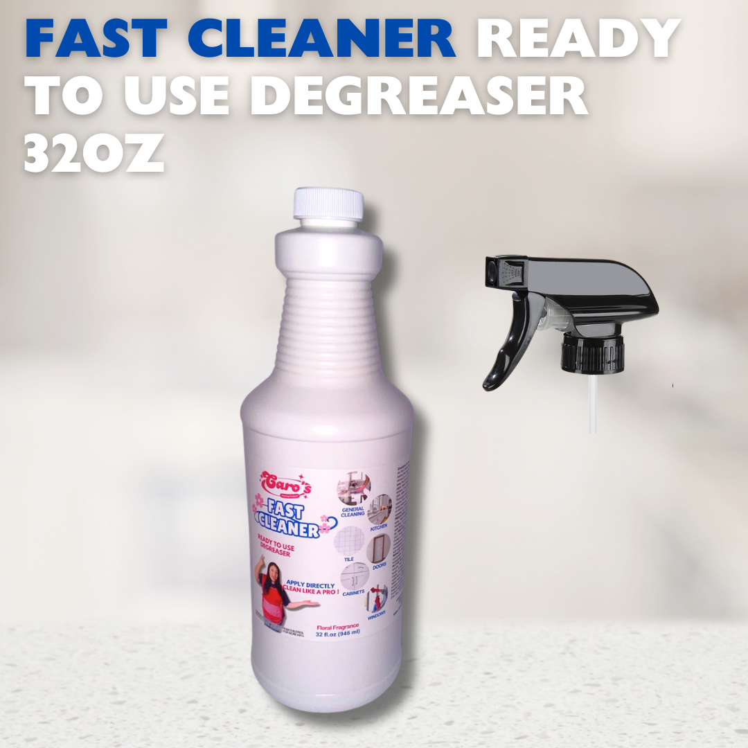 Caro's Fast Cleaner Atomizador 32oz - Desgrasador Listo para usar