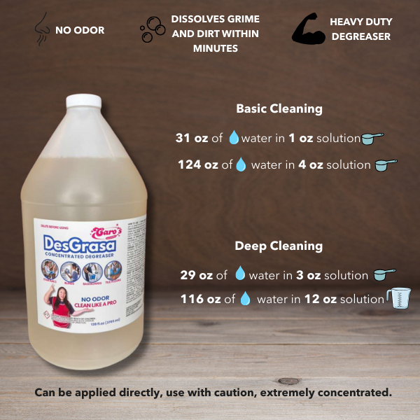 💥30%OFF💥Caro's DesGrasa 128oz Gallon - Concentrated Degreaser Heavy Duty