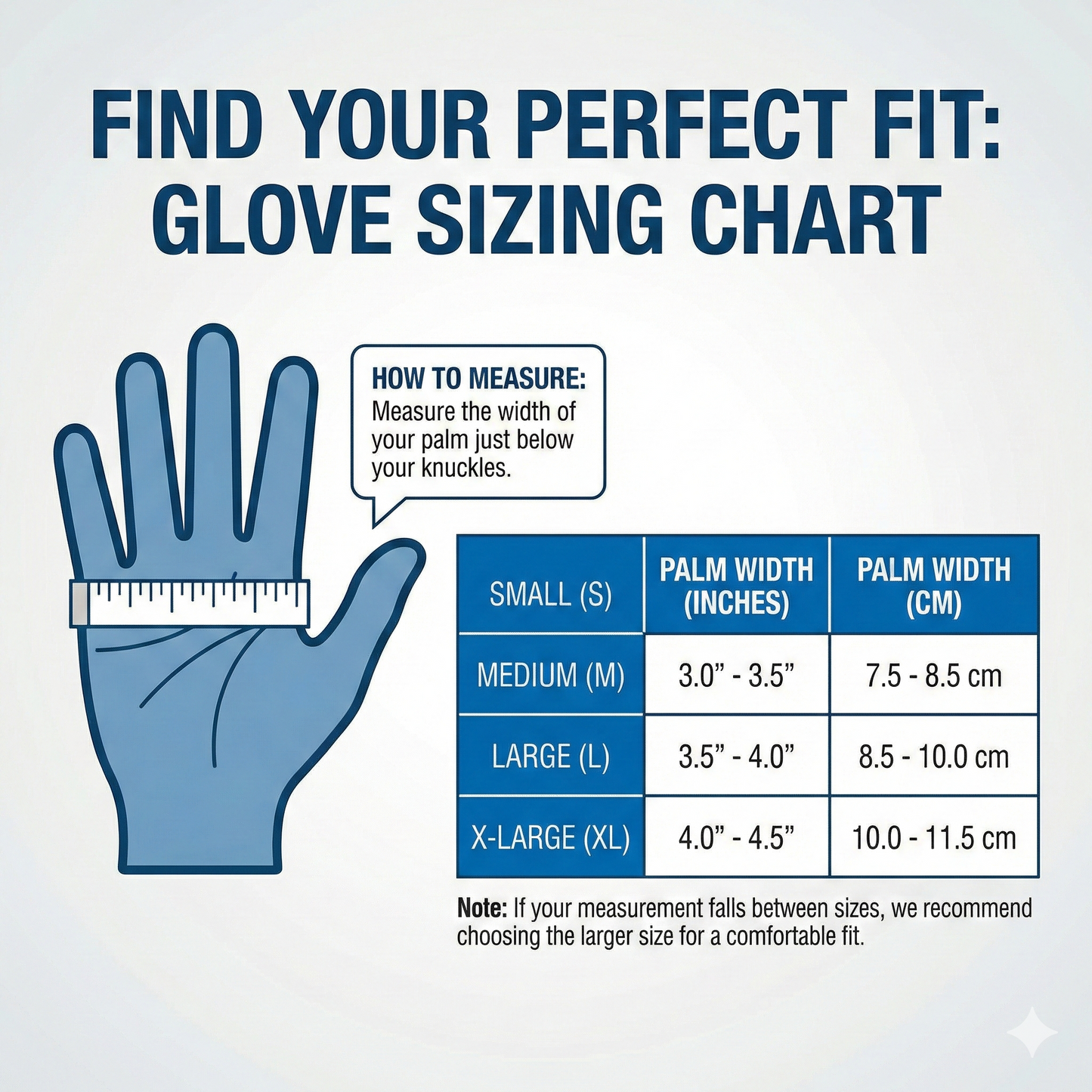 IFI Nitrile Examination Gloves (100 Count, Blue)
