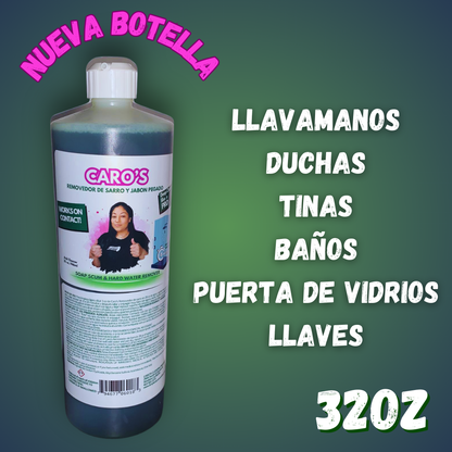 4x Botellas de Removedor de Sarro & Jabon 32oz