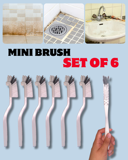 Mini Brush Set of 6 Cleaning & Details