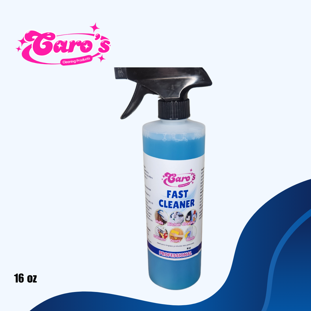 Caro's Fast Cleaner - Floral Scented Ready to use Degreaser 16oz