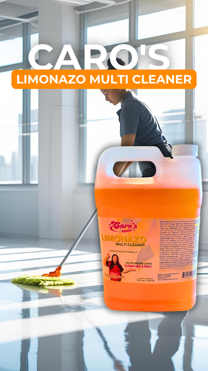 Gallon Pack Limonazo Multi-Surface, Wood Cleaner, Floral Multi-Surface Concentrated 128oz