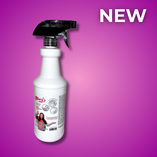 Caja de 10  Caro's Soap Scum & Hard Water Remover Spray Bottle 32 fl.oz (Nozzle Included)