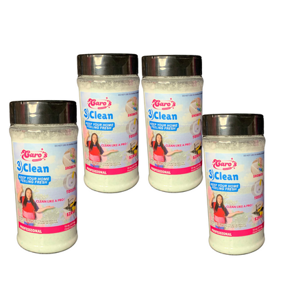 Caro's 3Clean 16oz - Limpiador de polvo para lavabo, inodoro, duchas