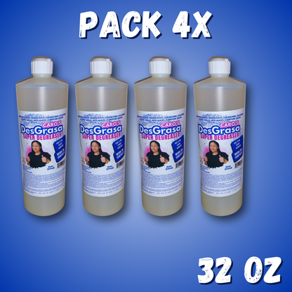 4x Botellas de Caro's DesGrasa Mayoreo cleaning supplies