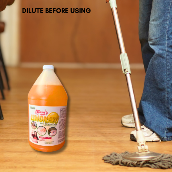 (1) Caro's Concentrated Limonazo Multi-Surface Cleaner 128 fl.oz AND (1) Caro's Floral Multi-Surface Cleaner 128 fl.oz