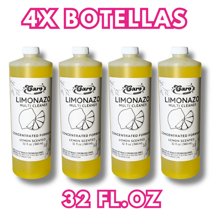 4x botellas de Limonazo 32oz Floor Cleaner MAYOREO