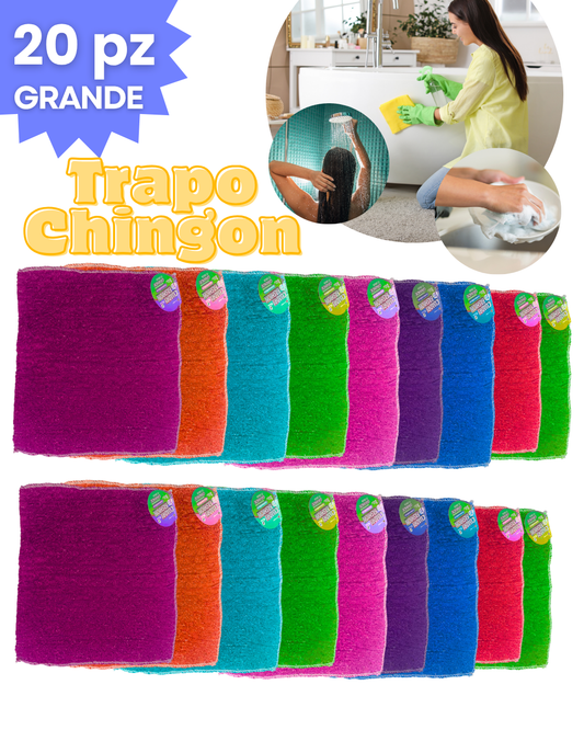 Trapos Chingones 20pz Grandes Multi-Colores