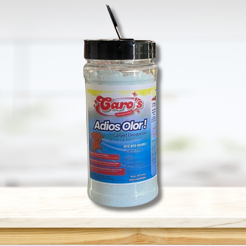 Caro's Carpet Deodorizer Adios Olor! & 3Clean Powder Cleaning Bundle