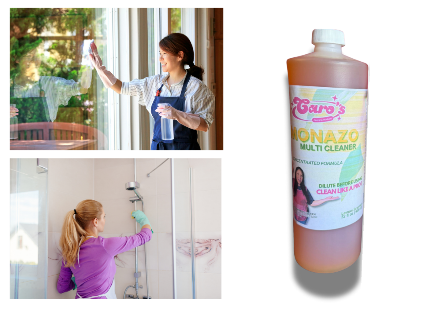 Gallon de Caro's Limonazo Multi cleaner de 128oz