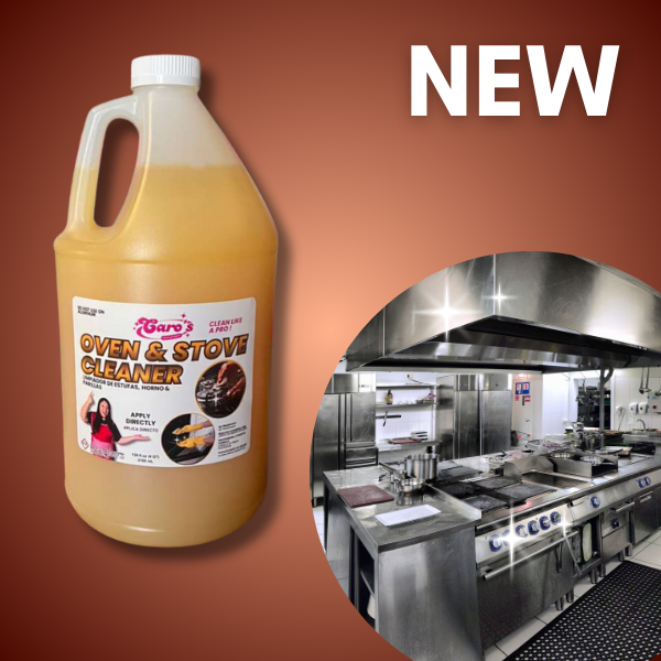 Caja 4 Galones Caro's Oven & Stove Cleaner Gallon 128 fl.oz