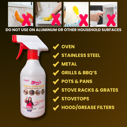 Ready To Use Cleaners - Soap Scum & Hard Water Remover 16 fl.oz & Oven Cleaner 16 fl.oz