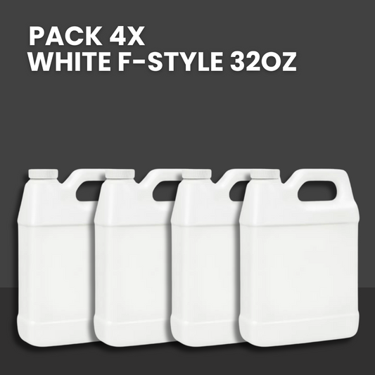 White F-Style Bottle 32oz