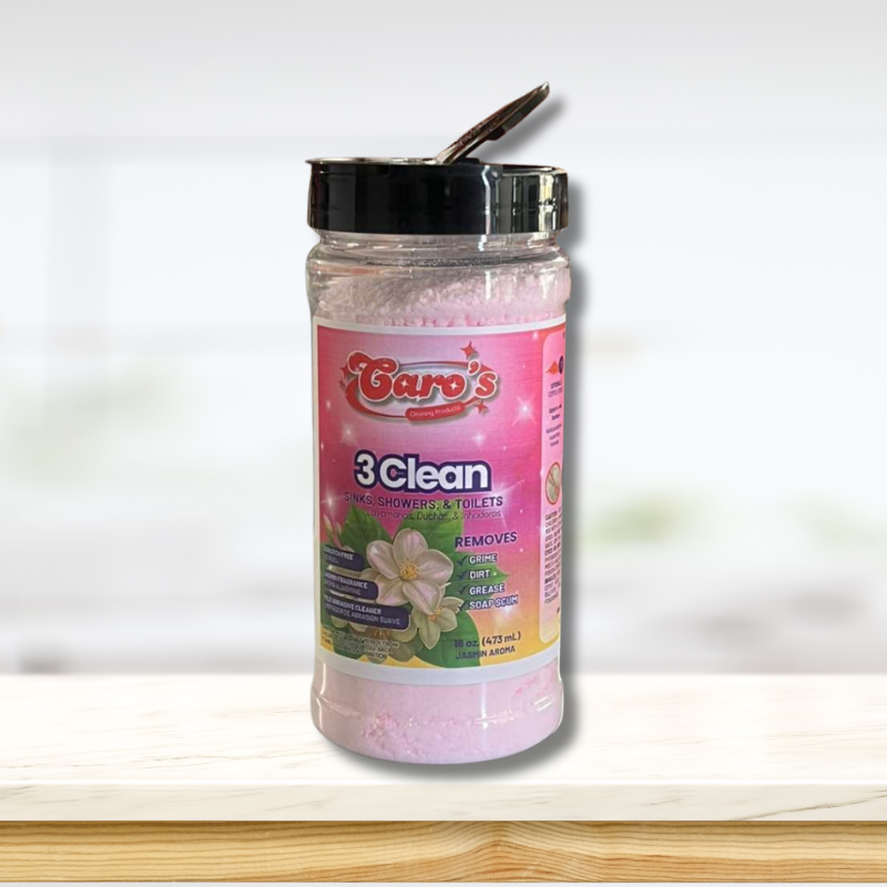 Caro's Carpet Deodorizer Adios Olor! & 3Clean Powder Cleaning Bundle