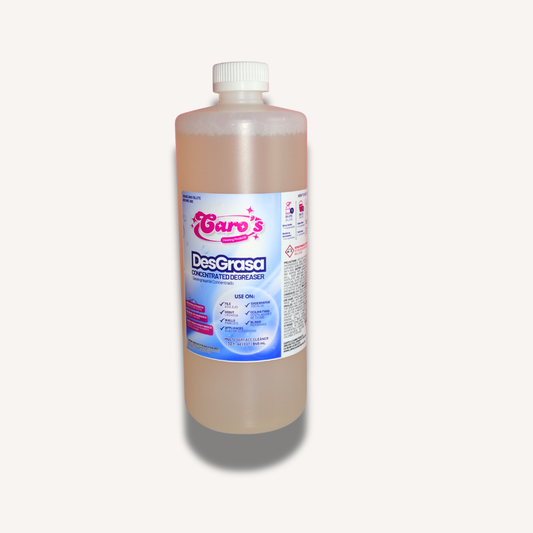 Caro's DesGrasa Concentrated Degreaser Tile, Grout, Grime, Dirt, Grease, Free of Scent (32 fl.oz) Bottle