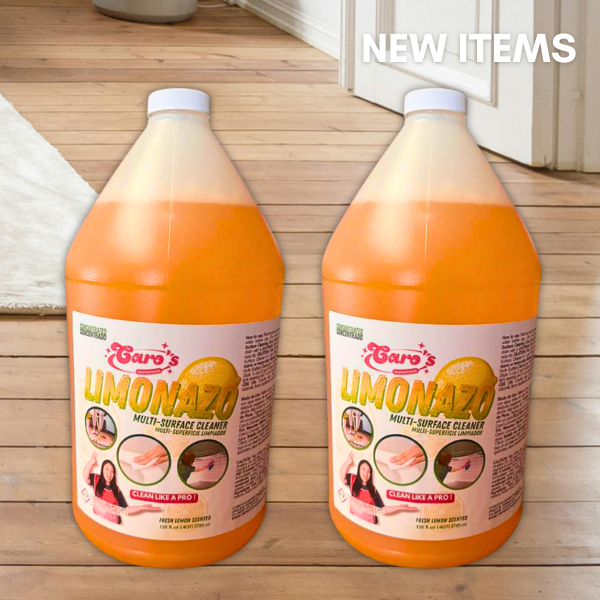 (Pack of 2) Caro's Concentrated Limonazo Multi-Surface Cleaner 128 fl.oz Gallons