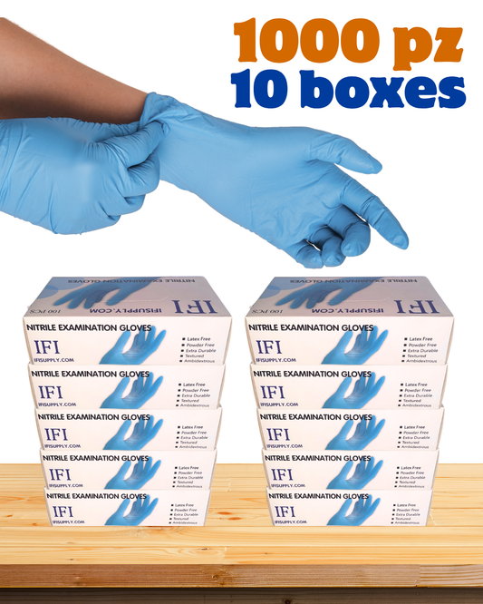 IFI Nitrile Examination Gloves 10x Boxes - 1000pz Home & Commercial