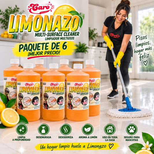 Pack 6 Limonazo Multi cleaner