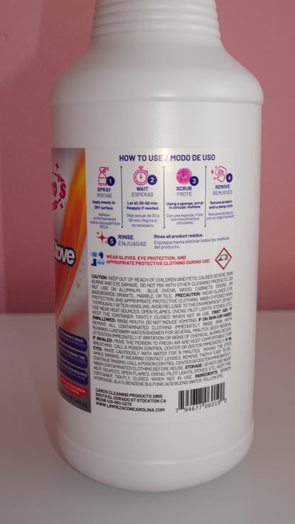 Caro's Oven & Stove Cleaner Spray Bottle 32oz