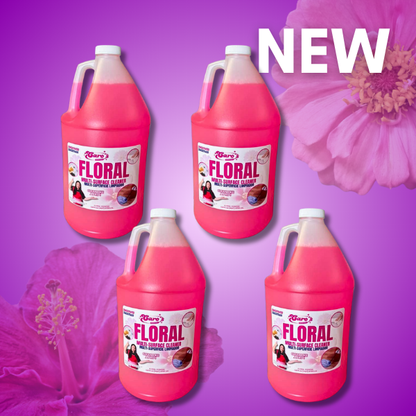 Caja 4 Galones Caro's Concentrated Floral Multi Surface Cleaner Gallon 128 fl.oz
