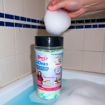 Caro's 3Clean 16oz - Limpiador de polvo para lavabo, inodoro, duchas