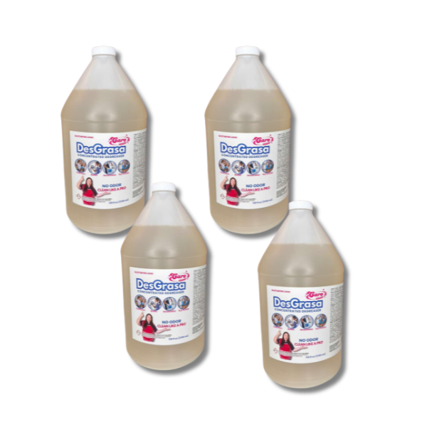Caja de 4 Caro's DesGrasa 128oz Gallon