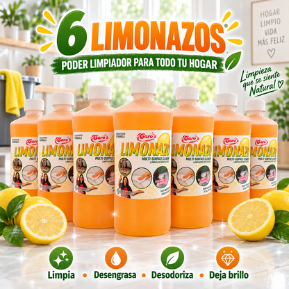 Pack 6 Limonazo Multi cleaner