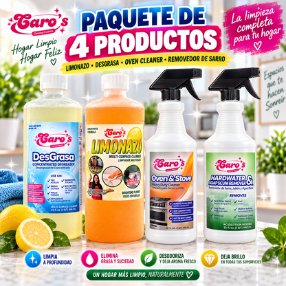 Paquete limpieza con limonazo