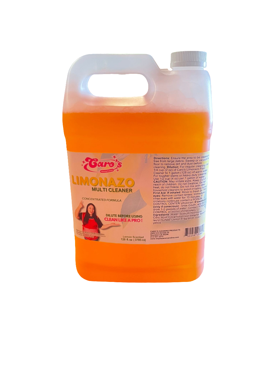Gallon de Caro's Limonazo Multi cleaner de 128oz
