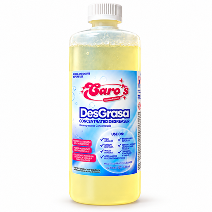 Caro’s DesGrasa — Desengrasante concentrado sin fragancia, 32 fl oz — vista de catálogo con fondo blanco