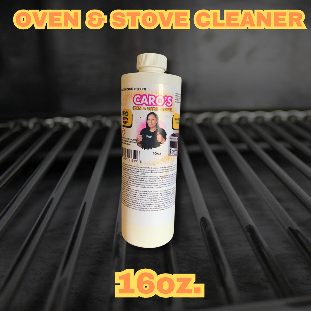 Caro's Oven & Stove Cleaner de (16oz) Concentrado