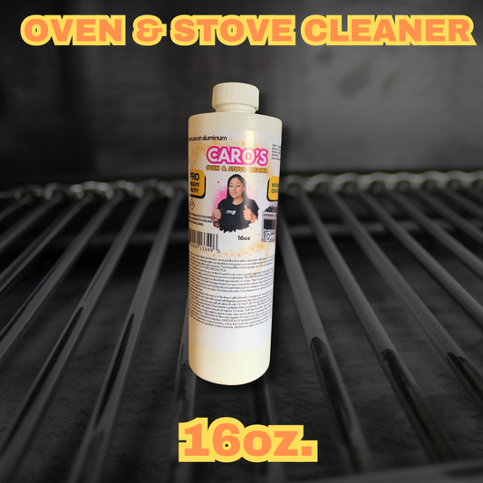 Caro's Oven & Stove Cleaner de (16oz) Concentrado