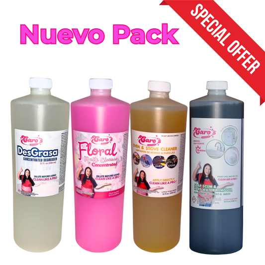 Caro's Pack 4 Nuevo Con Floral