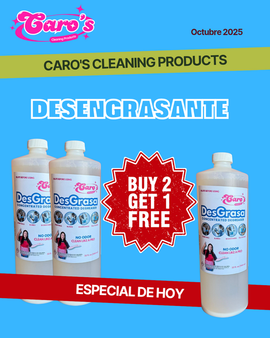 Caro's Desgrasa 32oz Concentrado