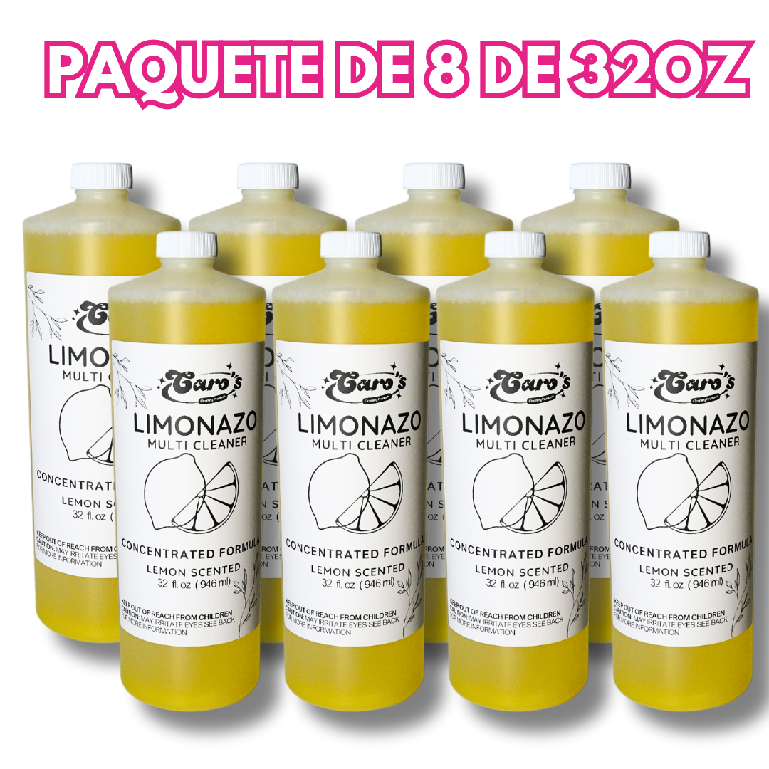 4x botellas de Limonazo 32oz Floor Cleaner MAYOREO