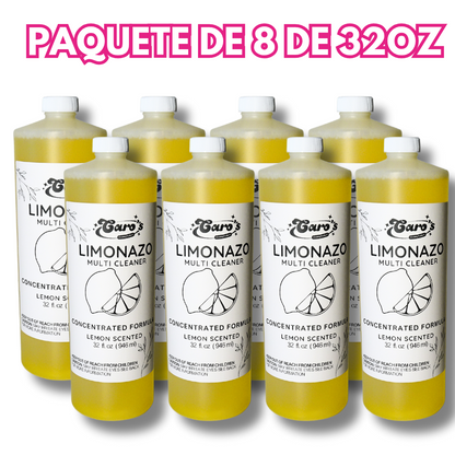 4x botellas de Limonazo 32oz Floor Cleaner MAYOREO