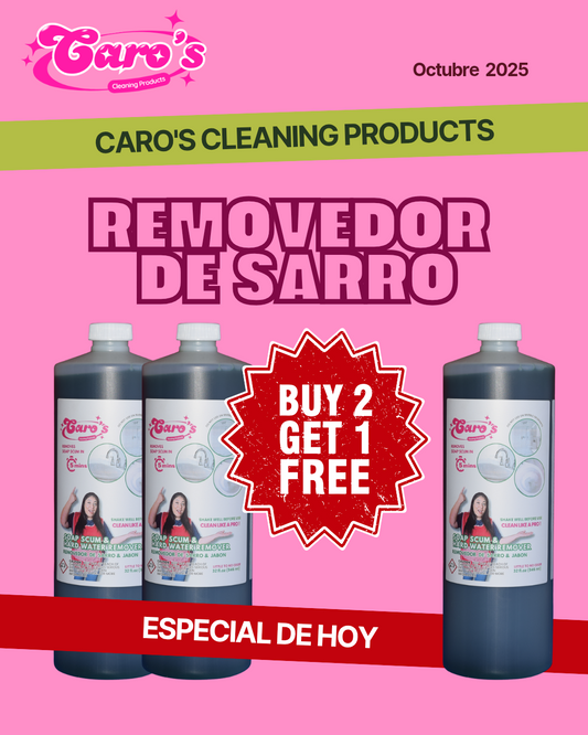 Caro's Removedor de Sarro y Jabón pegado 32oz