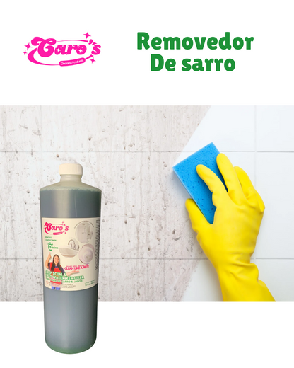 Caro's Removedor de Sarro y Jabón pegado 32oz