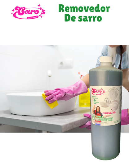 Caro's Removedor de Sarro y Jabón pegado 32oz