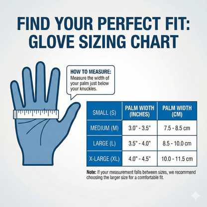 IFI Nitrile Examination Gloves (100 Count, Blue)