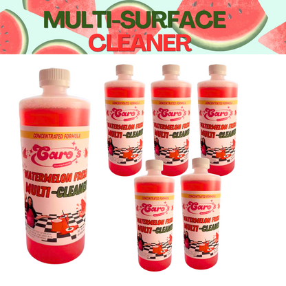 6 Pack Caro's Watermelon Fresh Multi-Surface Cleaner